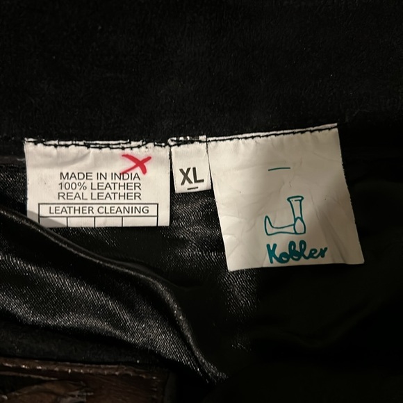 Kobler suede XL sz 12 skirt with fringe - Picture 3 of 7